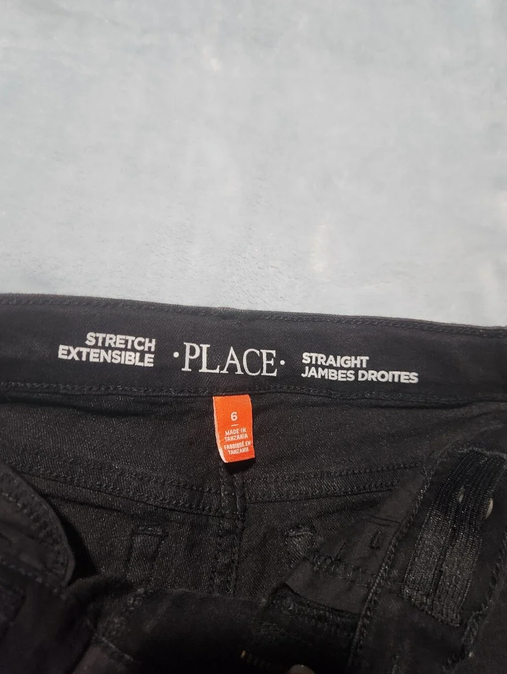 The Children's Place Black Straight Leg Jeans for Boys